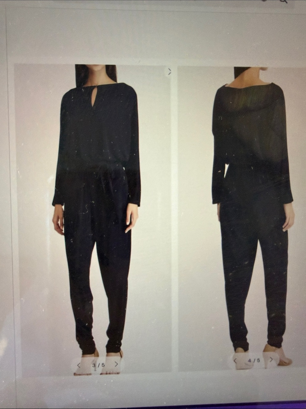 Lauren Ralph Lauren jersey   Jumpsuit in navy blue